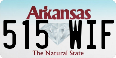 AR license plate 515WIF