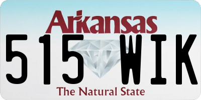 AR license plate 515WIK