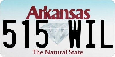 AR license plate 515WIL