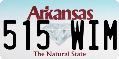 AR license plate 515WIM
