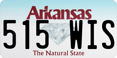 AR license plate 515WIS
