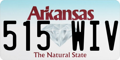 AR license plate 515WIV