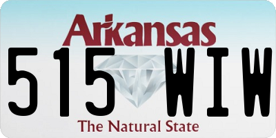 AR license plate 515WIW