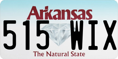AR license plate 515WIX