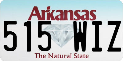 AR license plate 515WIZ
