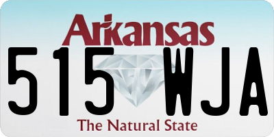 AR license plate 515WJA