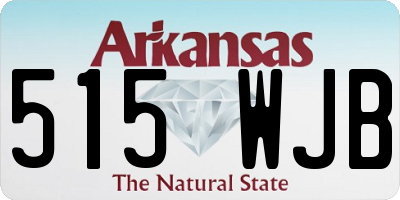 AR license plate 515WJB