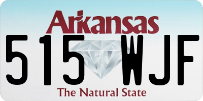 AR license plate 515WJF