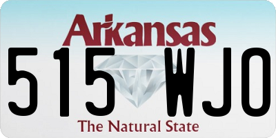 AR license plate 515WJO