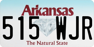 AR license plate 515WJR