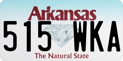 AR license plate 515WKA