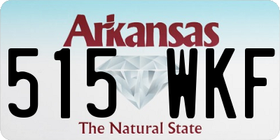 AR license plate 515WKF