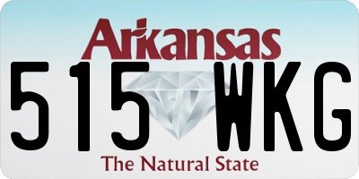 AR license plate 515WKG