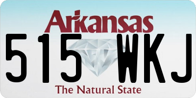 AR license plate 515WKJ