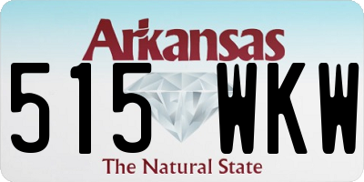 AR license plate 515WKW