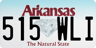 AR license plate 515WLI