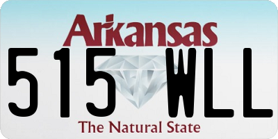 AR license plate 515WLL