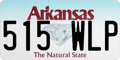 AR license plate 515WLP