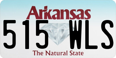 AR license plate 515WLS