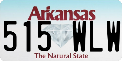AR license plate 515WLW