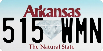 AR license plate 515WMN