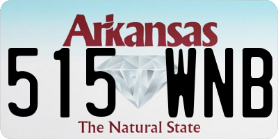 AR license plate 515WNB
