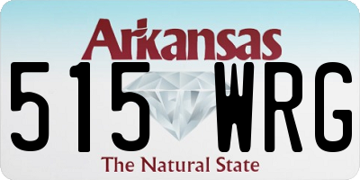 AR license plate 515WRG
