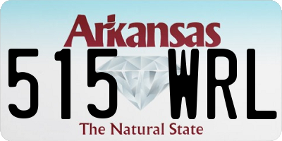 AR license plate 515WRL