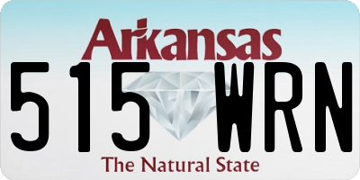 AR license plate 515WRN