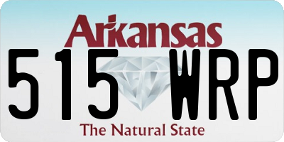 AR license plate 515WRP