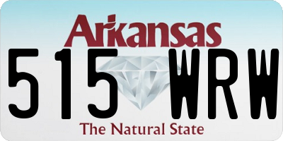 AR license plate 515WRW