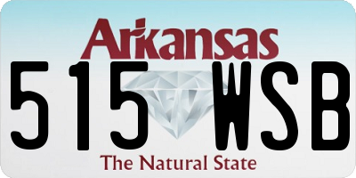AR license plate 515WSB