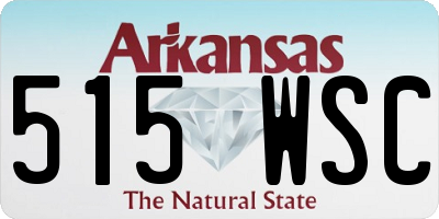 AR license plate 515WSC