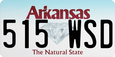 AR license plate 515WSD