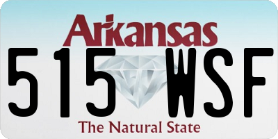 AR license plate 515WSF