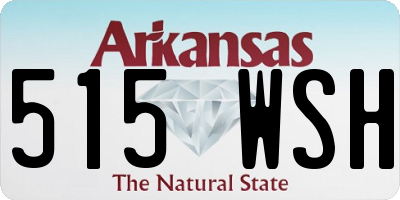 AR license plate 515WSH