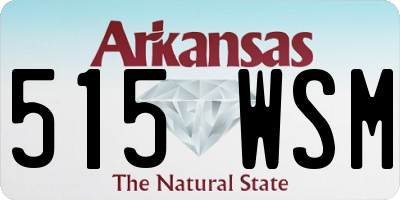 AR license plate 515WSM