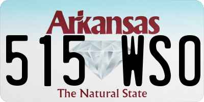 AR license plate 515WSO