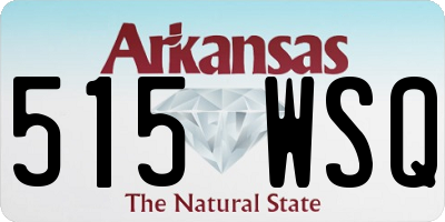 AR license plate 515WSQ