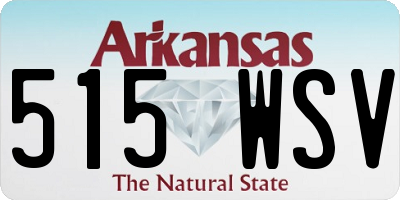 AR license plate 515WSV