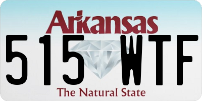 AR license plate 515WTF