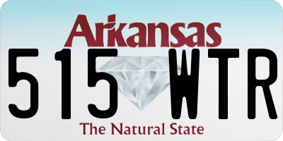 AR license plate 515WTR