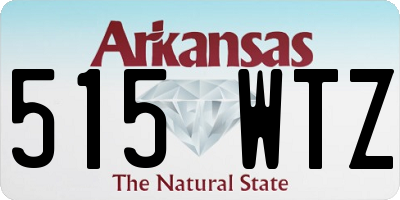 AR license plate 515WTZ