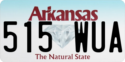 AR license plate 515WUA
