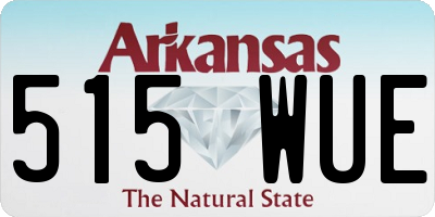 AR license plate 515WUE