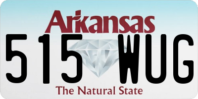 AR license plate 515WUG