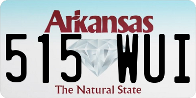 AR license plate 515WUI