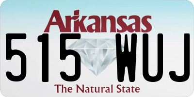 AR license plate 515WUJ