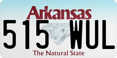 AR license plate 515WUL
