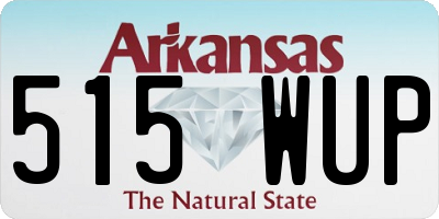 AR license plate 515WUP